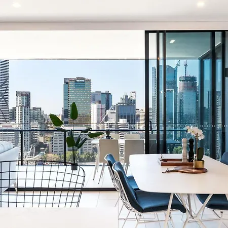 South Bank River And City View Apartment Brisbane Exterior photo