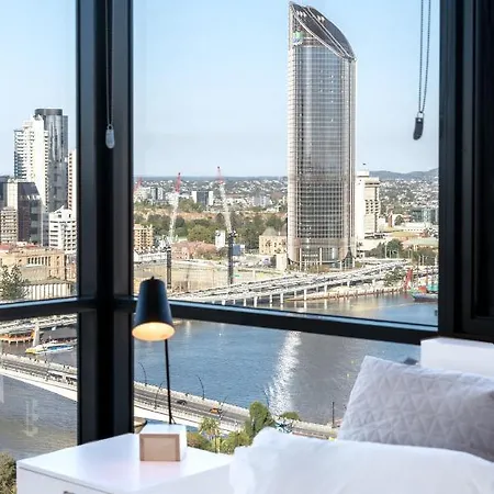 South Bank River And City View Apartment Brisbane Exterior photo