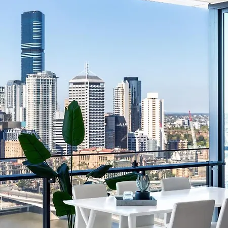 South Bank River And City View Apartment Brisbane Exterior photo