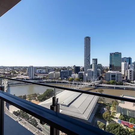 South Bank River And City View Apartment Brisbane Exterior photo
